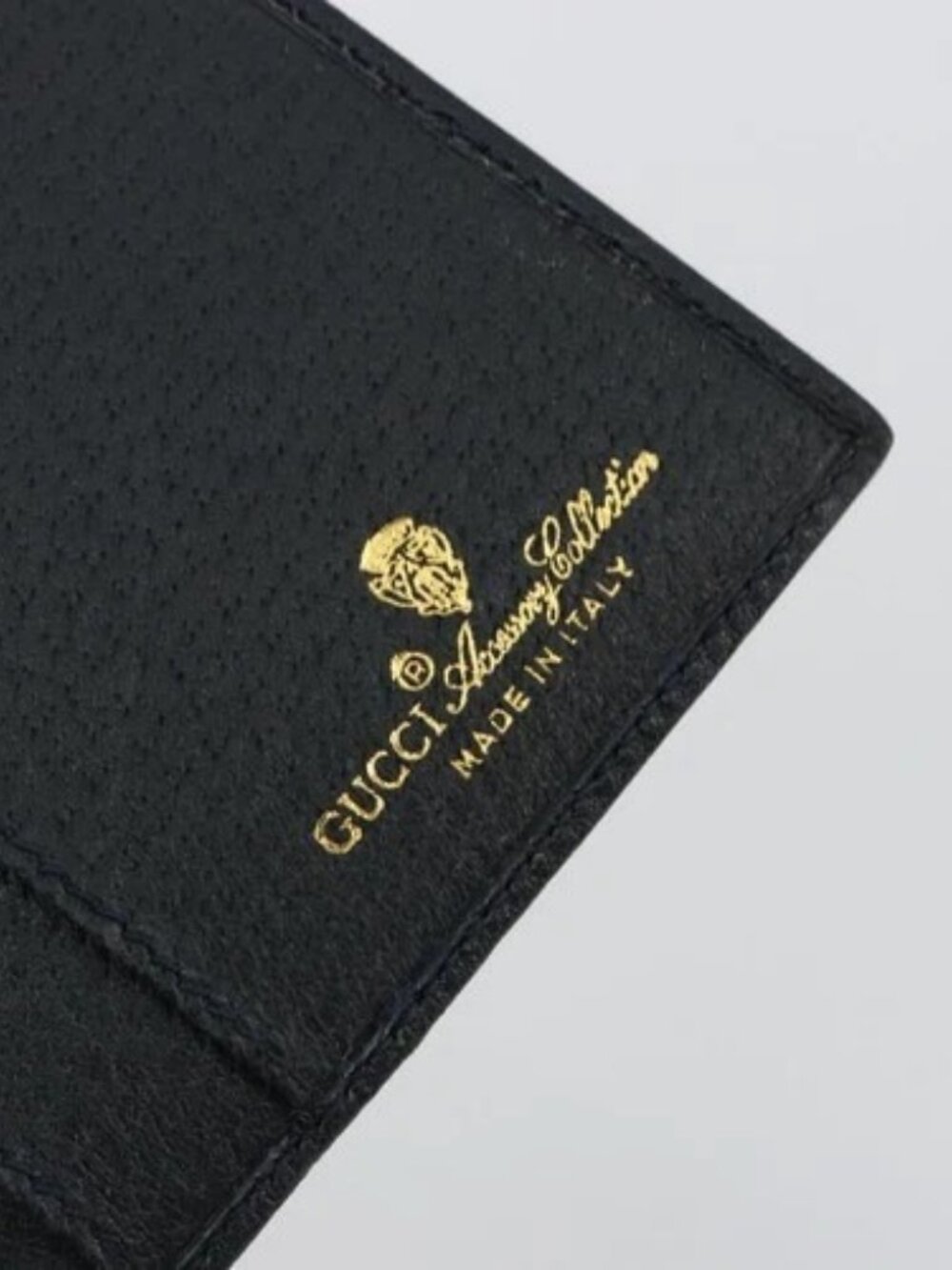 GUCCI GG Supreme Compact Wallet PVC Navy Auth 178789A - Picture 14 of 16